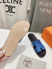 IZMIR SANDAL BLACK MIX LAPIS LAMBSKIN