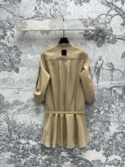 Loewe Dress Kaki Polyester Fiber