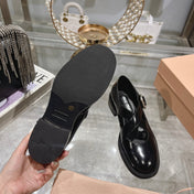 Sandal Black Cowhide With Cross-strap