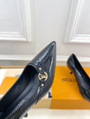 6AM HIGH PUMP 5 CM IN BLACK PATENT CALFSKIN