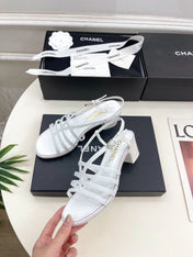 WHITE ROMAN 5 CM SANDALS