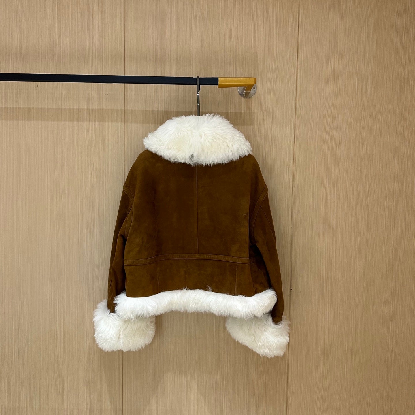 MIUMIU LEATHER DOWN JACKET STYLE 713
