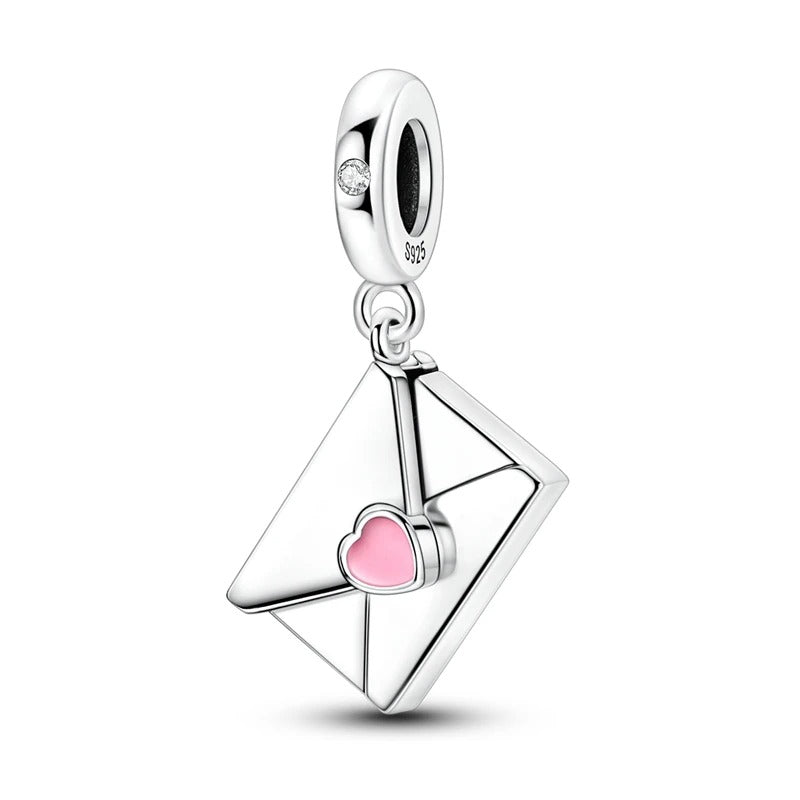 Charms Bead CZ Zircon A Letter