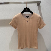 CHANEL 26S SHORT-SLEEVED KNIT SHIRT STYLE 1192