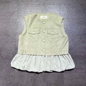 CELINE 26S SLEEVELESS PEPLUM TOP 285