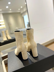 SL HONORÉ BOOTIES FLAX SUEDE