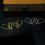 LV LOGO LOVE EARRINGS