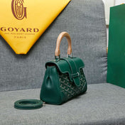 SAIGON SOUPLE MINI BAG GREEN CANVAS