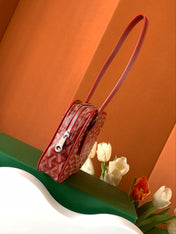 GOYA SECOND-HAND TOAST BAG 21CM RED CANVAS