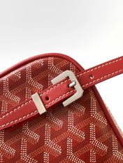 GOYA SECOND-HAND TOAST BAG 21CM RED CANVAS
