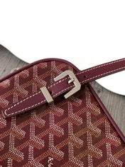 GOYA SECOND-HAND TOAST BAG 21CM BURGUNDY CANVAS