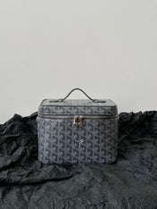 GOYA MAKEUP BOX BAG 20CM GREY CANVAS