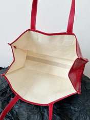 GOYA VILLETTE TOTE 45CM RED CANVAS