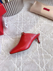 Vlogo Spool Square Toe Red