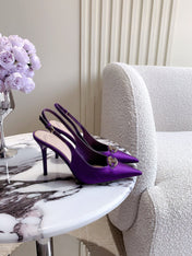 Vlogo Slingback Pump 90MM Purple