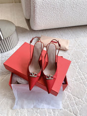 Vlogo Slingback Pump 90MM Red